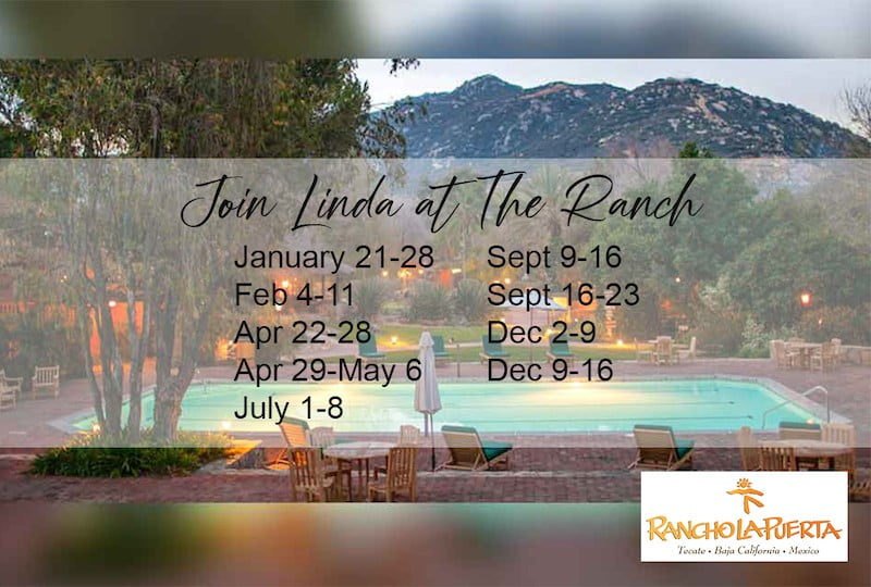 Linda Carroll at Rancho la Puerta
